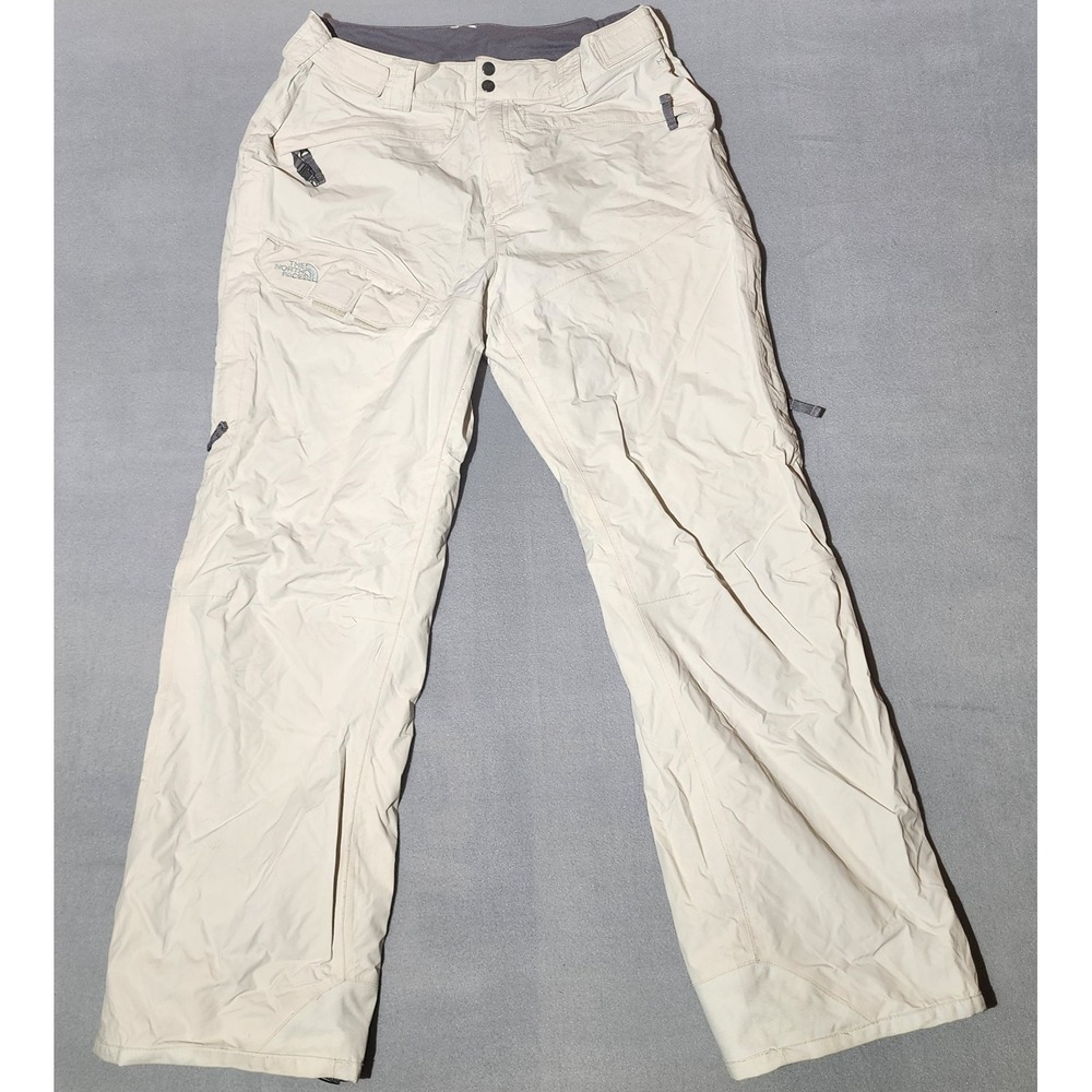 The North Face HyVent Womens XL White Ski Snow Pants Waterproof Outdoor